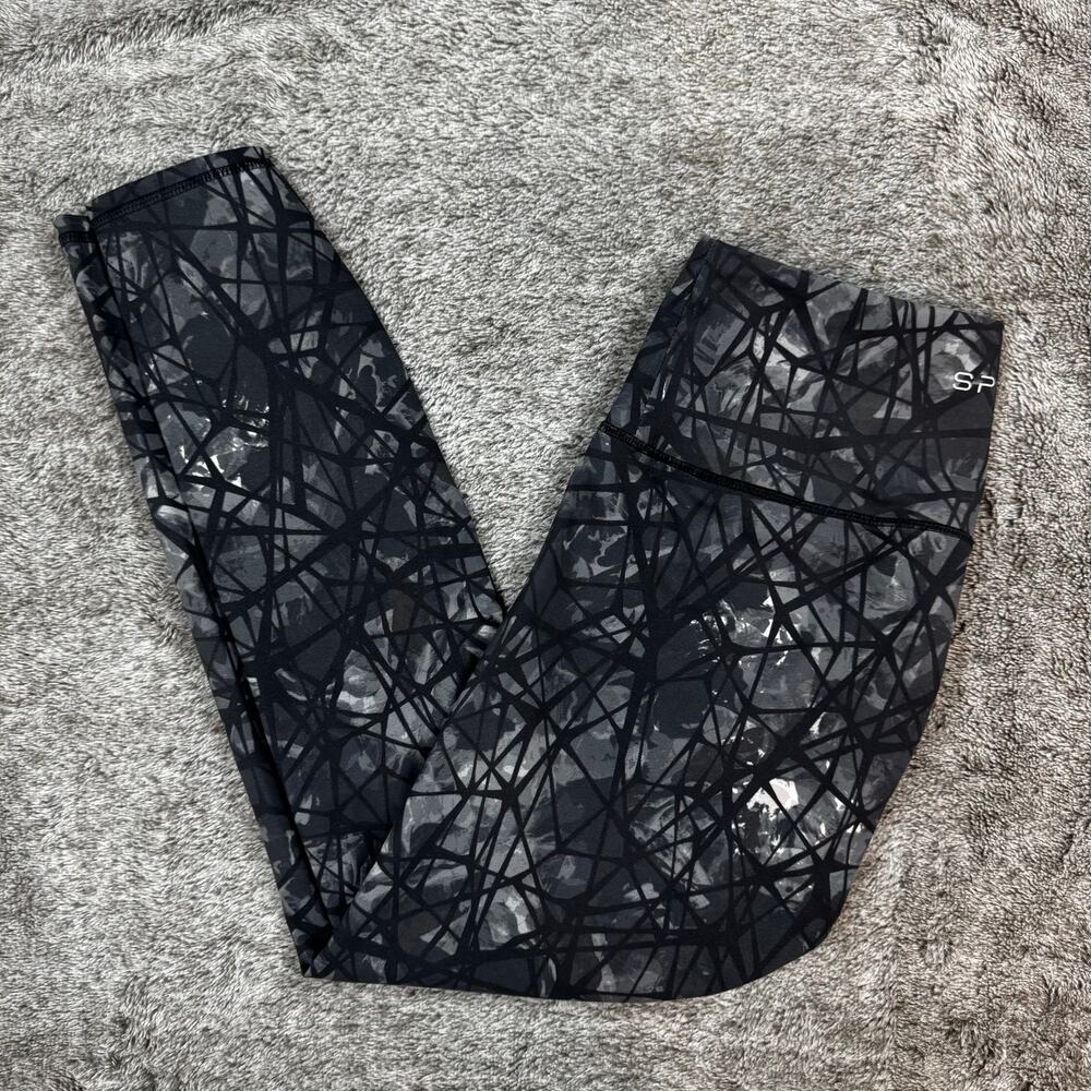 SPYDER Active Printed High Rise Compression Workout Tights Women's Medium